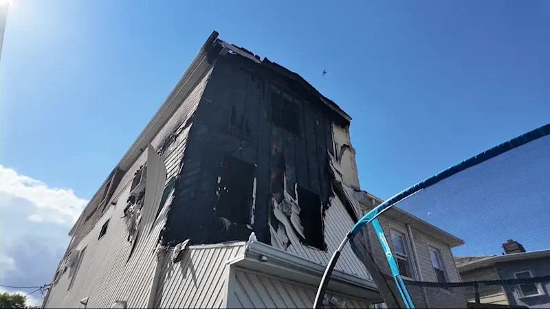 Story image: Family of 9 displaced after fire tears through Sheepshead Bay home 