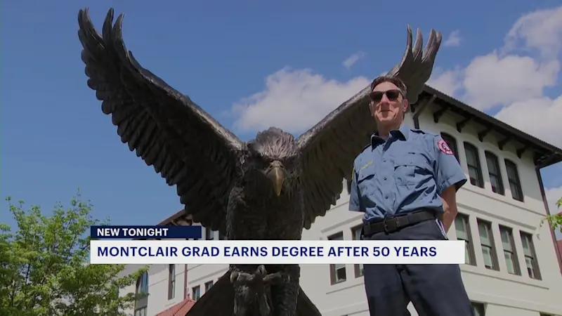 Story image: Retired firefighter gets college degree after 50 years in the making