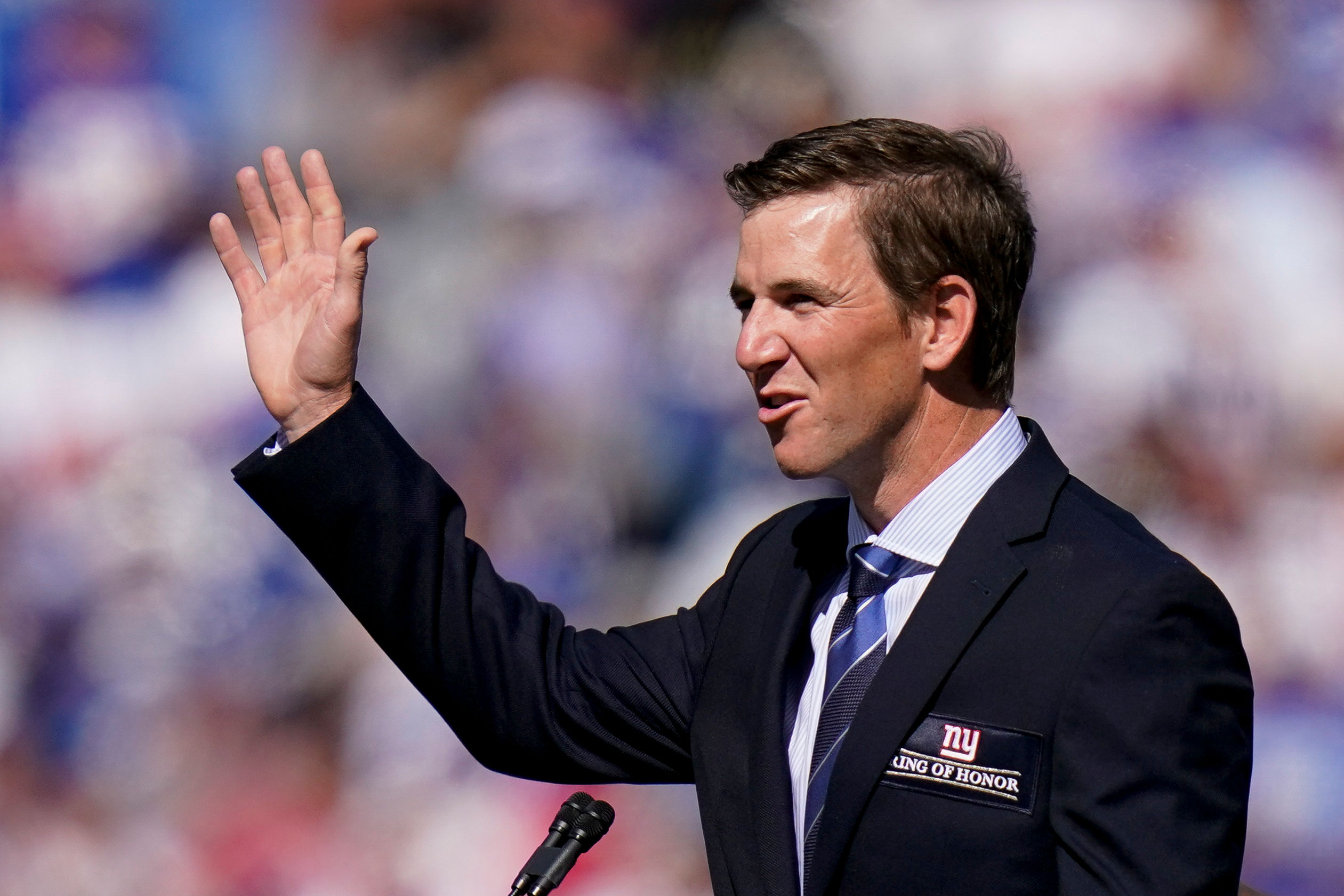 Once a Giant, always a Giant.' Eli Manning's No. 10 retired at