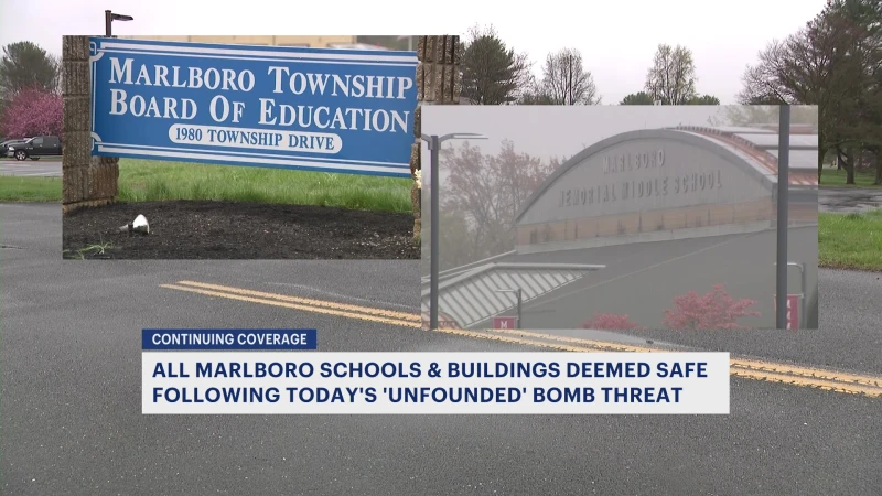 Story image: Police: Marlboro Township Public Schools, Trenton Board of Ed receive 'unfounded' bomb threats