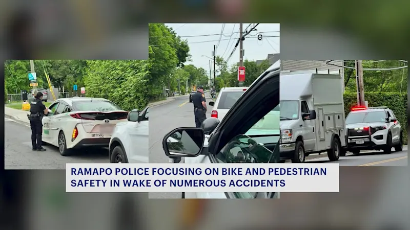 Story image: Ramapo Pedestrian & Bike Safety Enforcement initiative issues 15 tickets