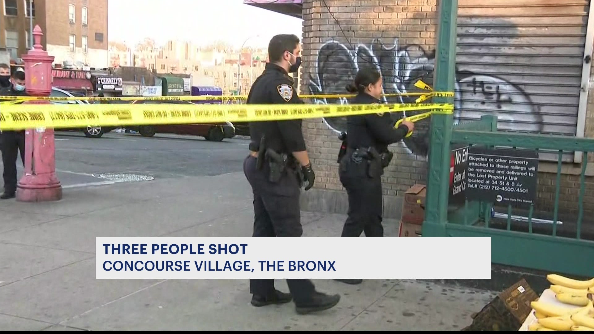 News 12 | Bronx | Police Men Injured In Shooting On Grand Concourse