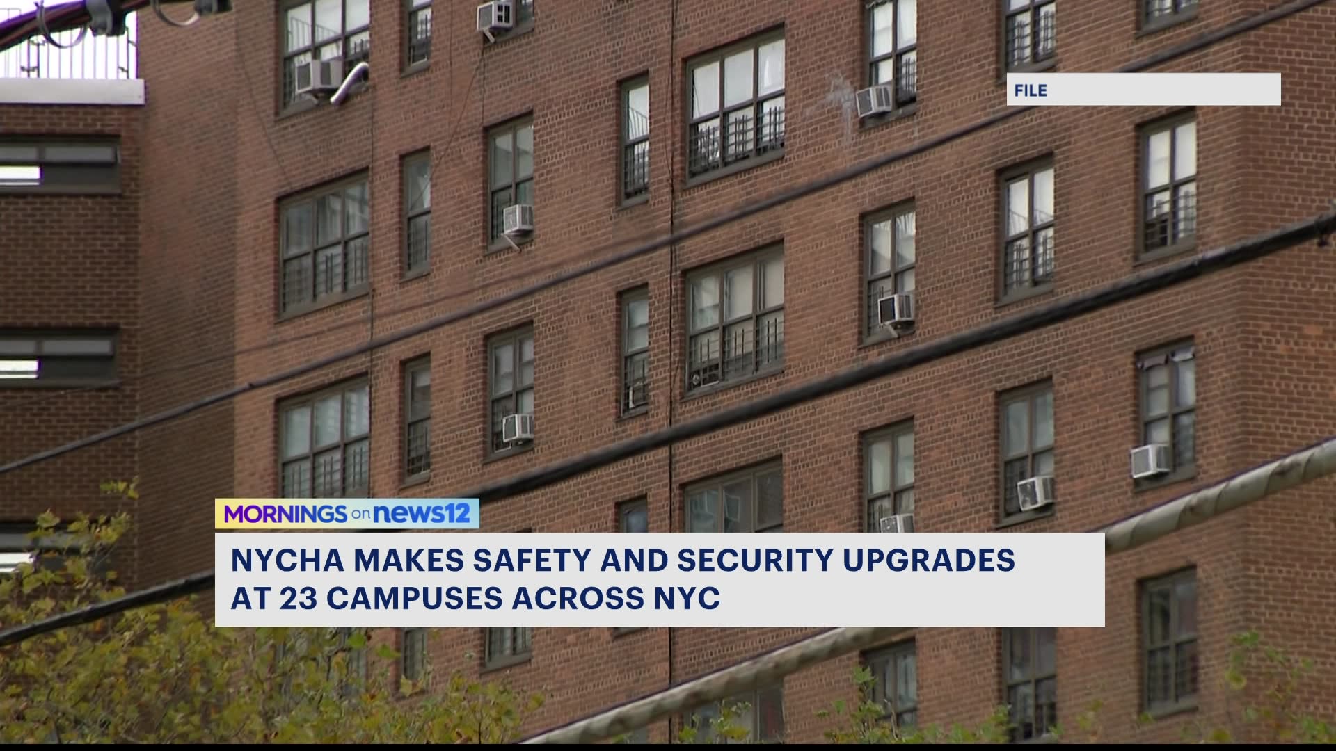 纽约市住房局在纽约市的23个校园进行安全性和安全性升级