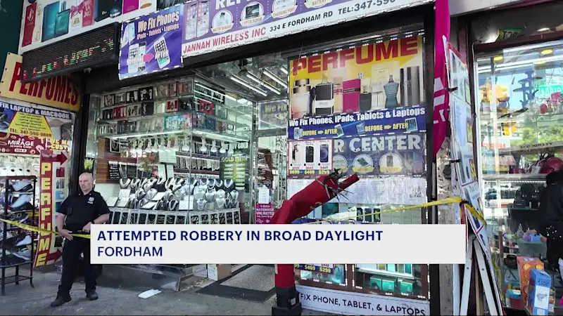 Story image: Attempted robbery at jewelry store ends in Fordham arrests