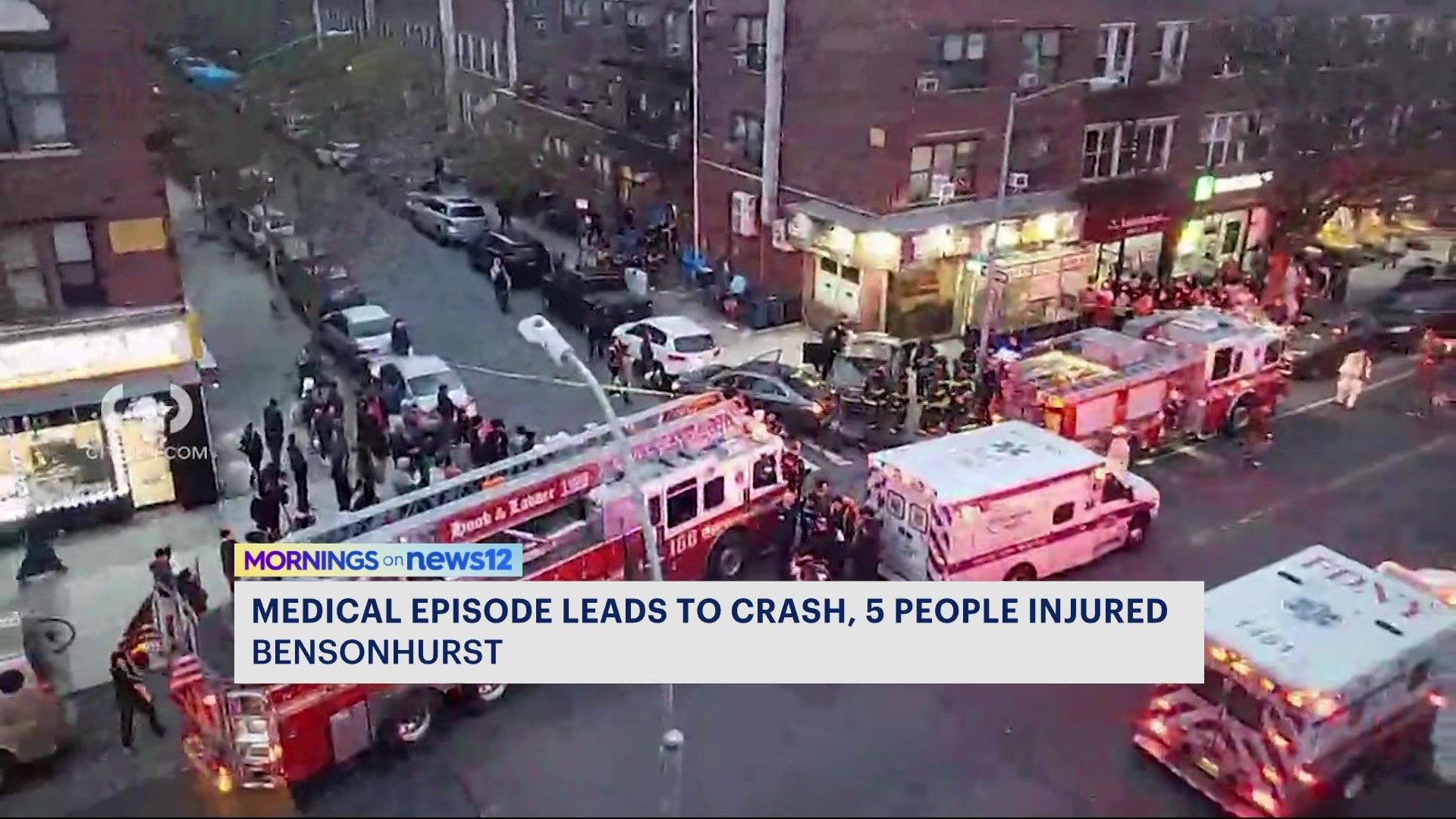 News 12 | Brooklyn | Nypd 5 People Injured After 89 Year Old Driver Has ...