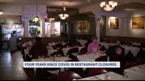 Saturday marks 4 years since NYC restaurants shut down due to COVID-19 pandemic