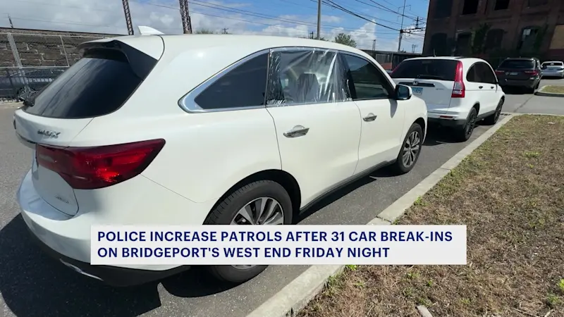 Story image: Vandals target dozens of vehicles on Bridgeport’s West End