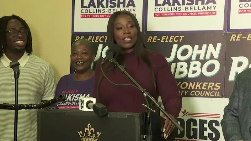 Story image: Democrat Lakisha Collins-Bellamy declares victory in race for Yonkers City Council president