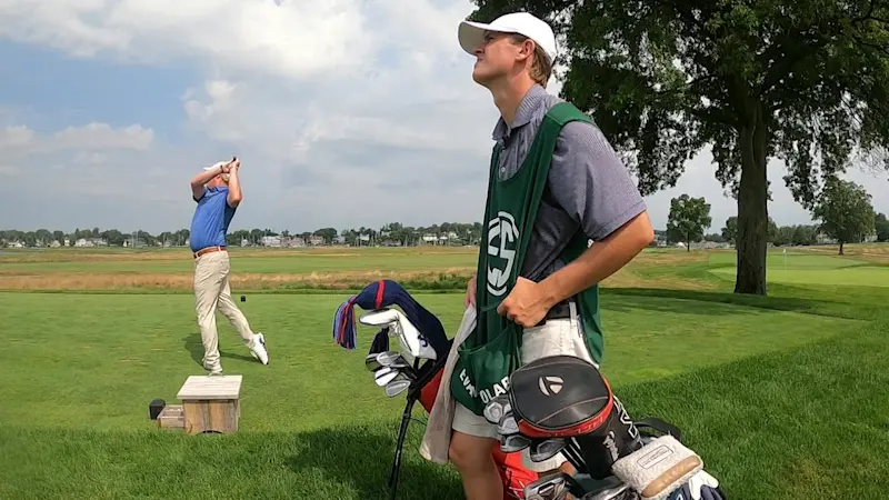Story image: ‘Dedication really pays off.’ Stratford teen earns full ride to college through caddying 