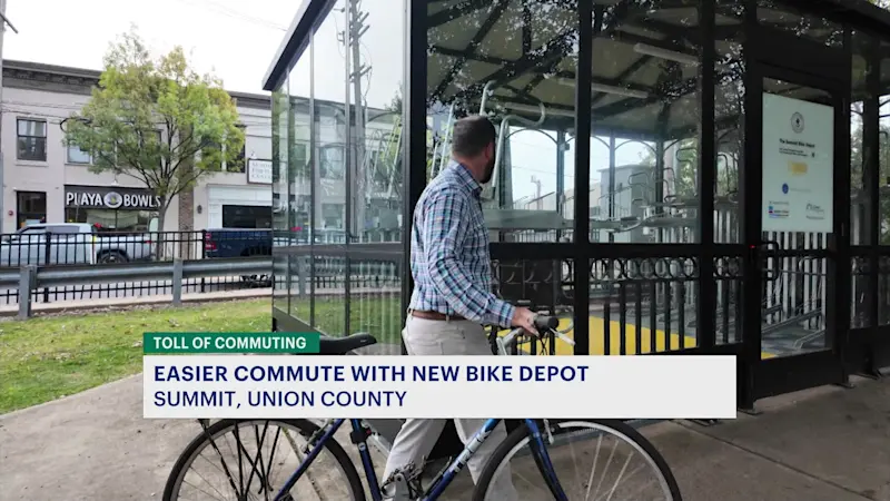 Story image: Pedaling to the train: How the new Summit bike depot is changing commutes 