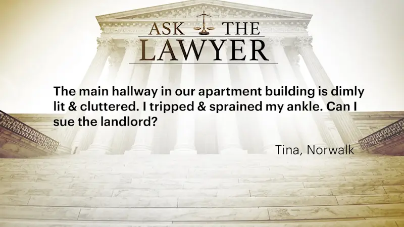 Story image: Ask the Lawyer: Apartment building is dimly lit and cluttered
