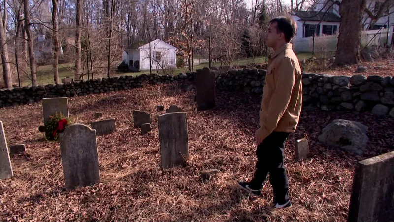 Story image: New Canaan teen hatches plan to save cemeteries in his community