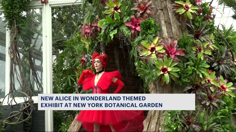 Story image: Alice in Wonderland themed exhibit coming to New York Botanical Garden
