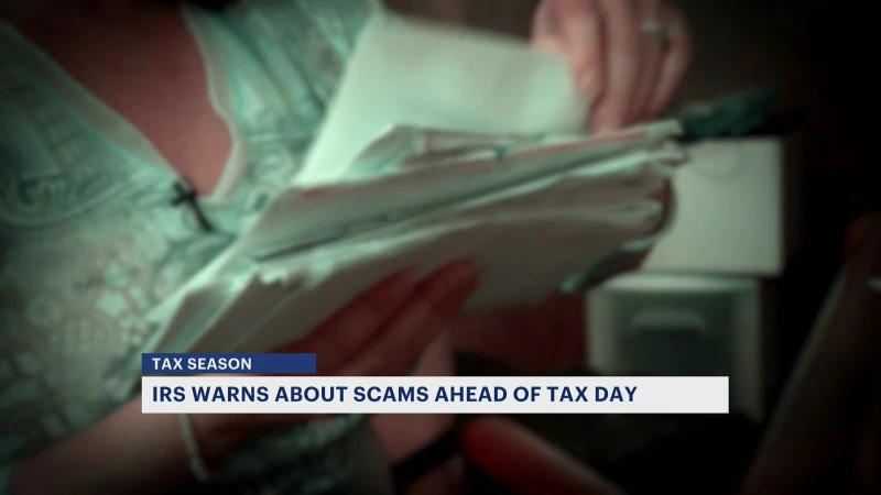 Story image: IRS warns public about potential tax scams as Tax Day deadline approaches