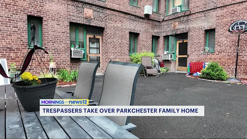 Story image: Parkchester family says trespassers are taking over their yard at night