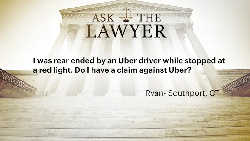 Story image: Ask the Lawyer: Rear-ended by Uber driver
