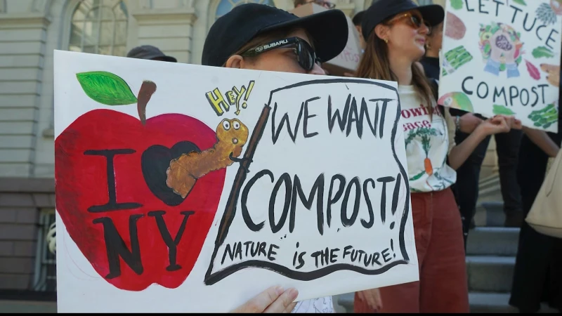 Story image: Elected officials, advocates rally to restore funding for community composting programs