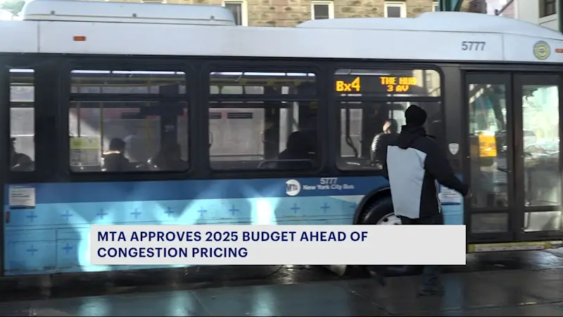 Story image: MTA approves 2025 budget ahead of congestion pricing rollout