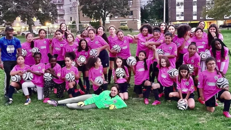 Story image: Local businesses help to keep Bridgeport girls soccer team going