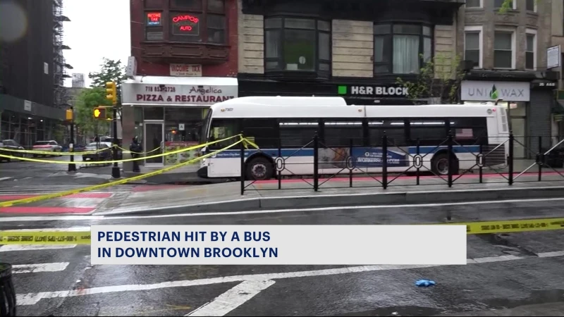 Story image: NYPD: 23-year-old woman struck by B41 bus in Downtown Brooklyn 