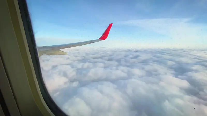 Story image: Turn to Tara: New website helps travelers predict turbulence on flights