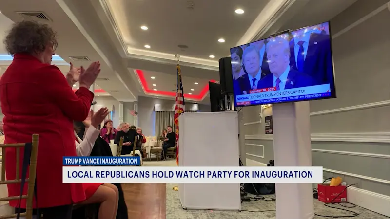 Story image: Inauguration 2025:  Local Republicans celebrate 'new day for GOP' in the Hudson Valley, plan for aggressive local campaigns