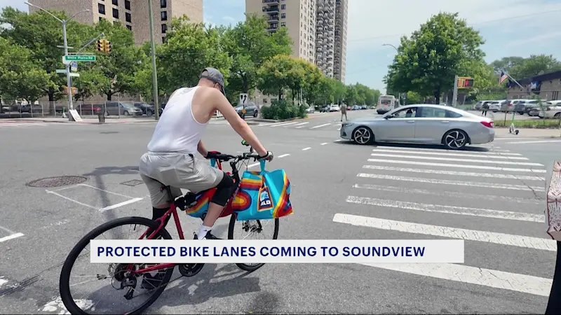 Story image: Protected bike lanes set to come to Soundview