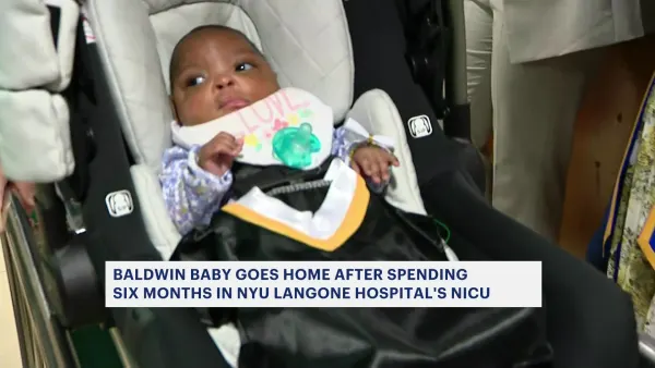 Baldwin baby goes home after 6 months in NYU Langone Hospital's NICU