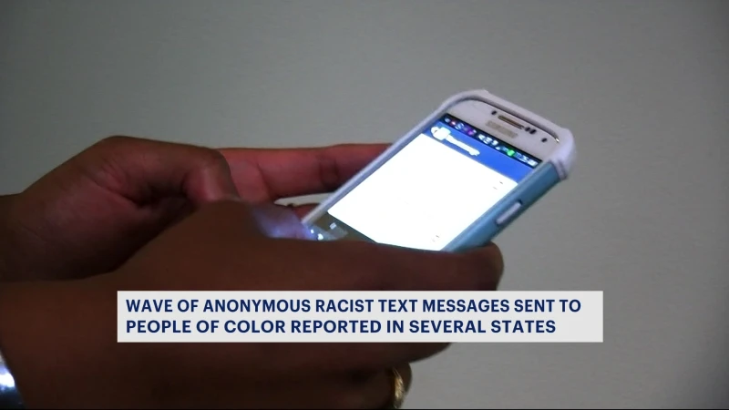 Story image: 'It's terrifying.' Racist text messages reported across the country, AG James encourages New Yorkers to report immediately