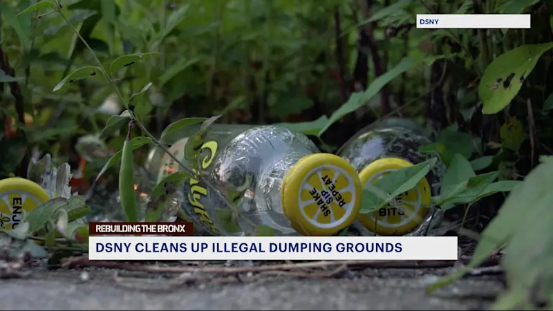 Story image: Department of Sanitation's lot cleaning unit cleans dumping ground in Baychester
