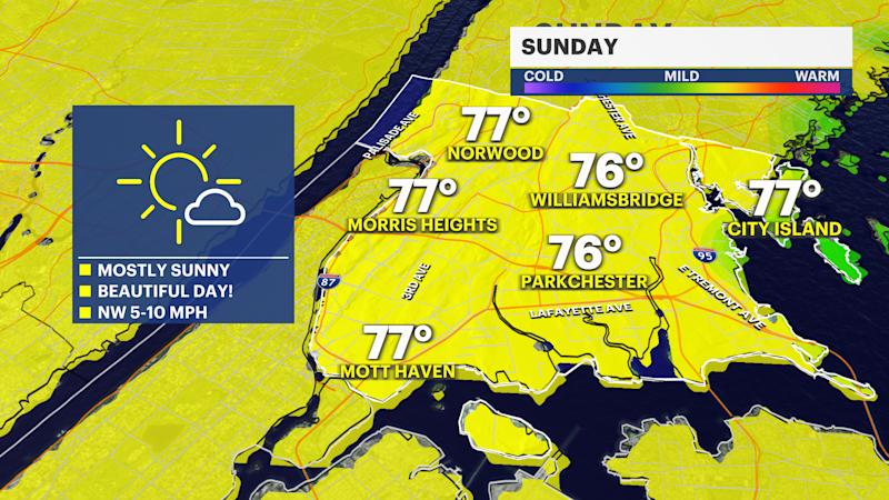 Story image: Sunny and pleasant Mother’s Day in The Bronx