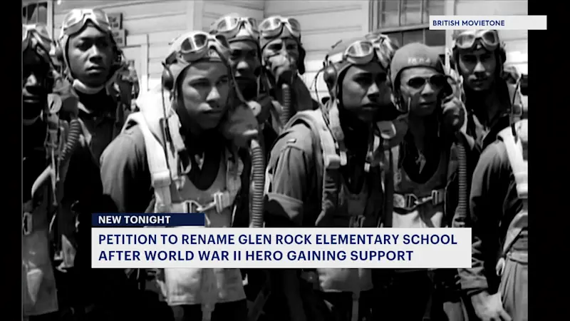 Story image: Petition to rename Glen Rock school after Tuskegee Airmen pilot gains support