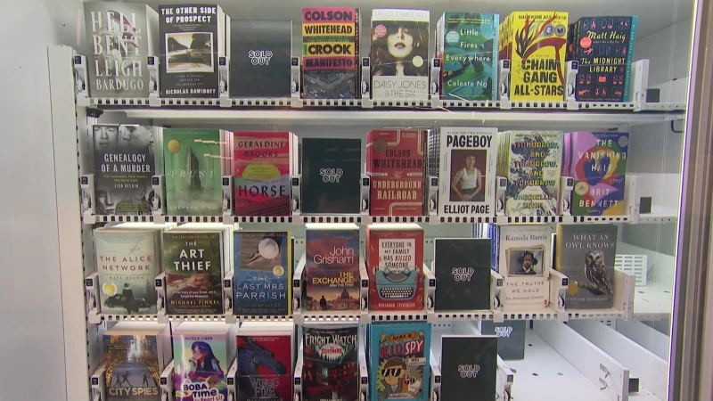 Story image: Connecticut bookstore starts new chapter with book vending machine at airport