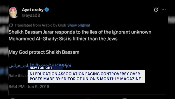 NJEA Magazine editor under fire for antisemitic, anti-Christian social media posts