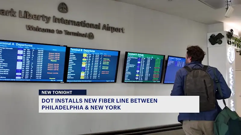 Story image: Secretary Duffy: Improvements to air traffic control at Newark Liberty should help alleviate issues