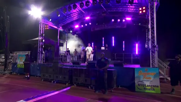 Rapper Ja Rule performs at Mitchel Field as part of Nassau County’s Juneteenth celebration