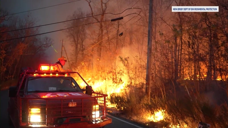 Story image: Officials: Jennings Creek wildfire consuming 3,500 acres of land is 20% contained