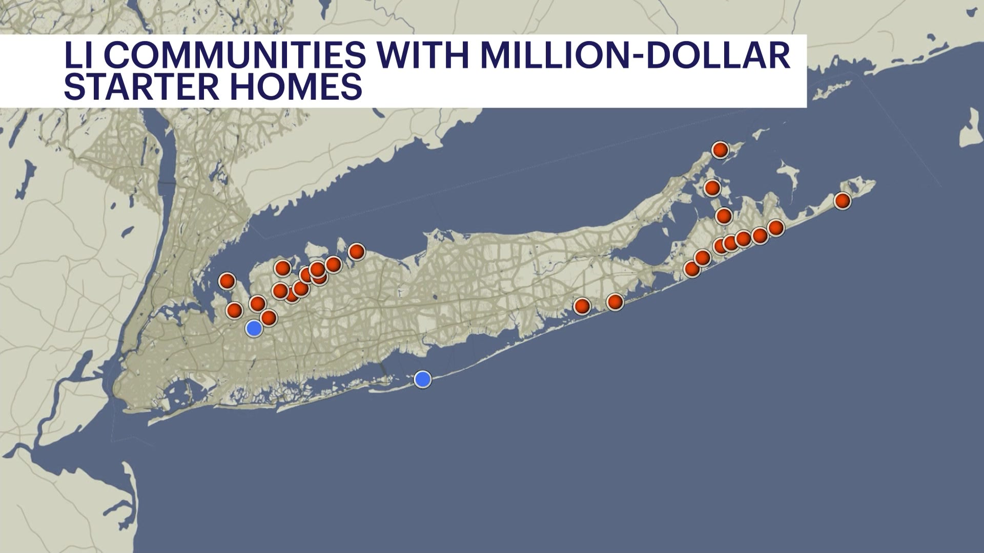 Zillow file: 28 LI communities have million-dollar starter houses