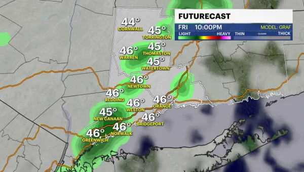Rain is on the way for tonight and early Saturday, warmer temps on the way
