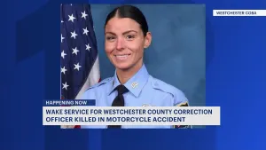 Wake services underway for the Westchester correction officer who died in Bronx River Parkway crash
