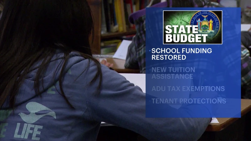 Story image: Lawmakers in Albany pass $237 billion state budget, restore school funding