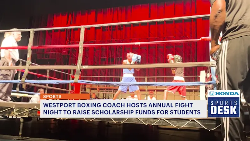 Story image: Westport boxing coach hosts annual fight night to raise scholarship money for students