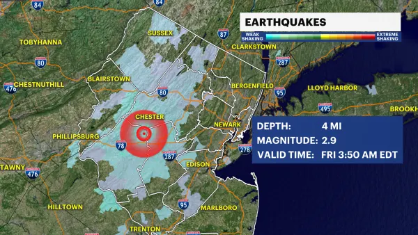 2.9 magnitude aftershock hits Tewksbury, USGS says; 177th aftershock since April earthquake