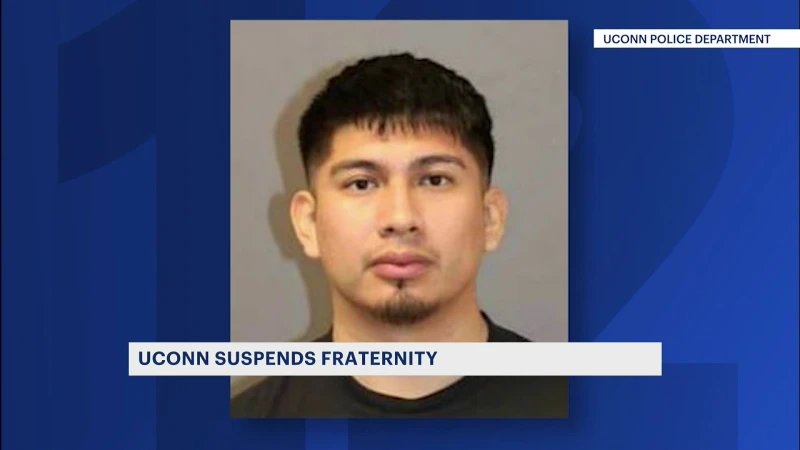 Story image: UConn fraternity suspended on campus after hazing allegations