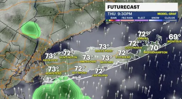 Isolated rain could threaten fireworks; more chances for wet weather on Friday and Saturday