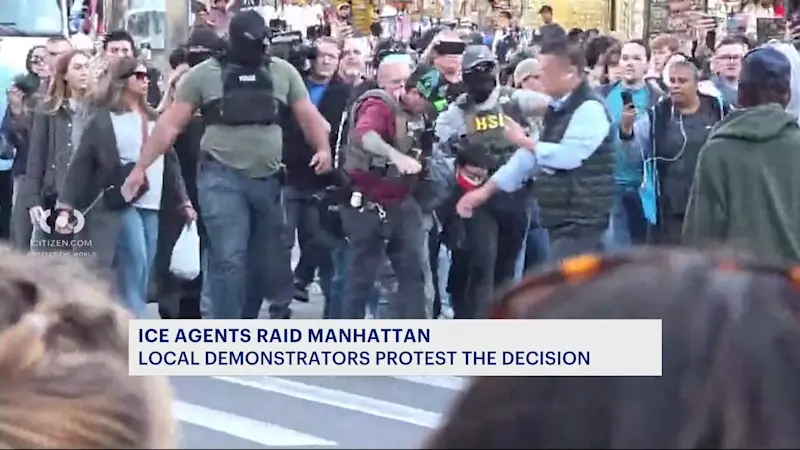 Story image: Brooklyn vendors on alert after ICE raid sparks outrage in Chinatown