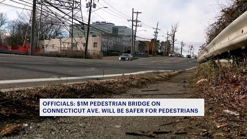 Story image: Lawmakers announce plans for $1M pedestrian bridge along Connecticut Avenue in Norwalk