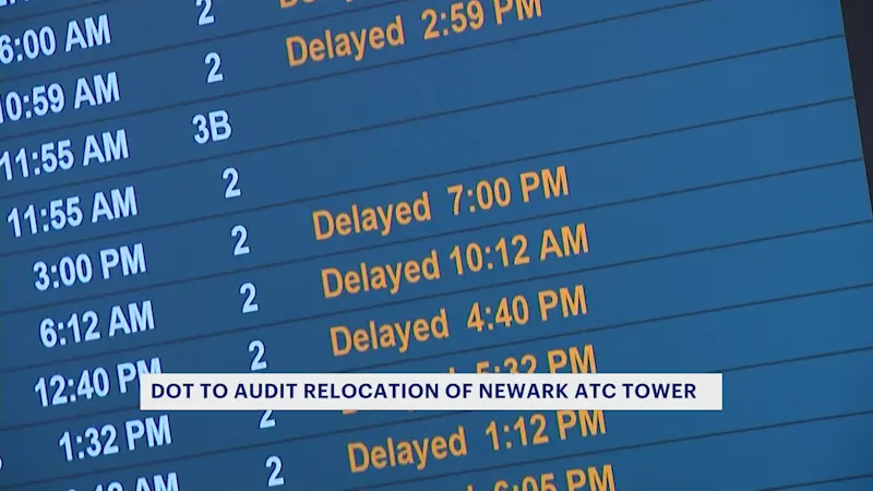 Story image: Newark Liberty Int'l Airport delays prompt federal audit after FAA facility move