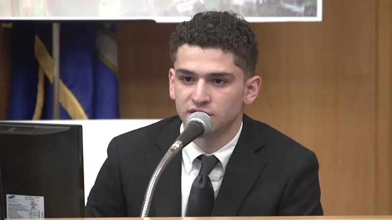 Story image: Defendant takes the stand in murder trial for deadly stabbing of Fairfield Prep athlete at Shelton party