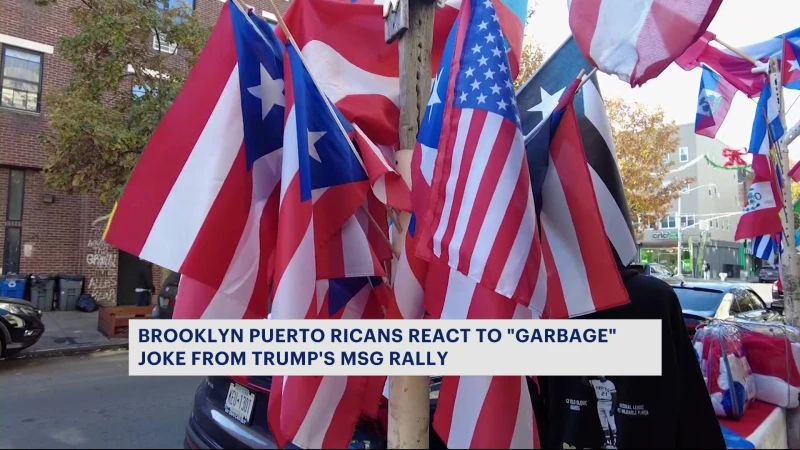 Story image: Puerto Rican residents say controversial joke at Trump rally is an 'attack on their heritage' 